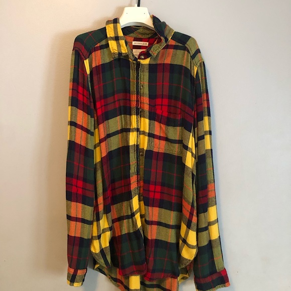 Women’s plaid button down sweater - Picture 1 of 4